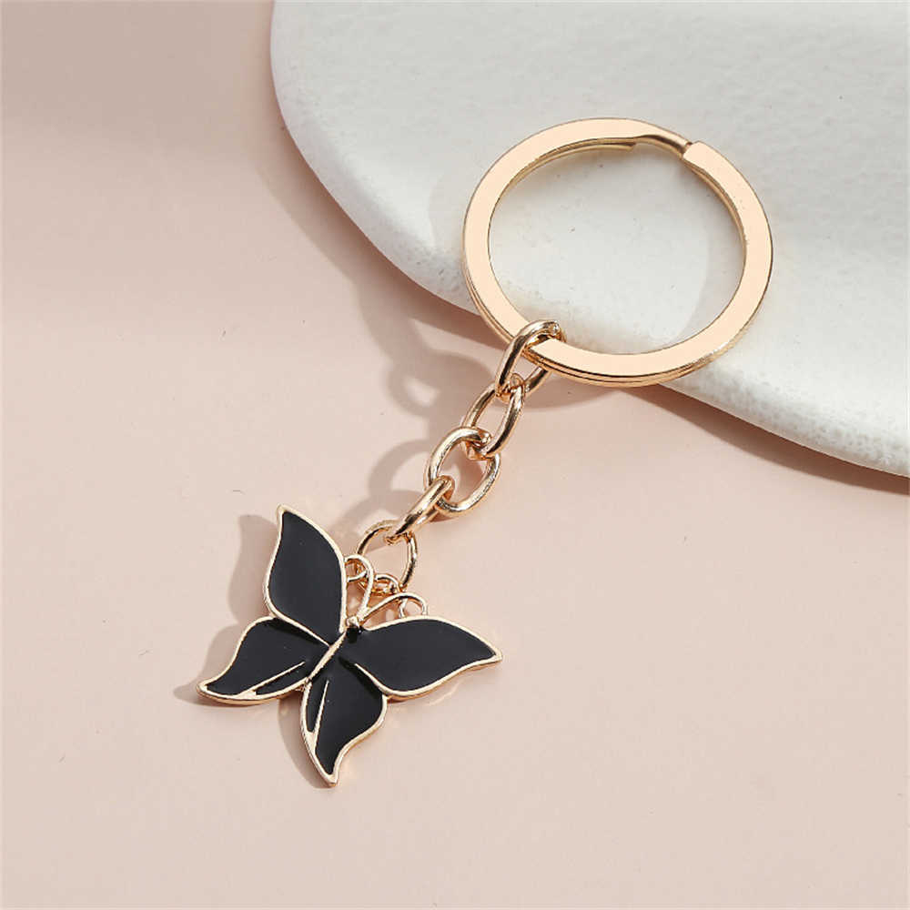 Keychains Metal Butterfly Bolsa feminina Charme requintado Acessórios para garotas de chaves Diy Jóias G230526