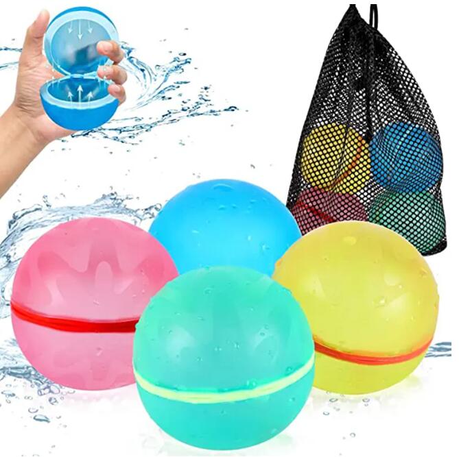 Vattenballong Vattenbomb Splash Balls Toys återanvändbara vattenballonger Trädgårdsspel för barn som spelar Water Toys Game
