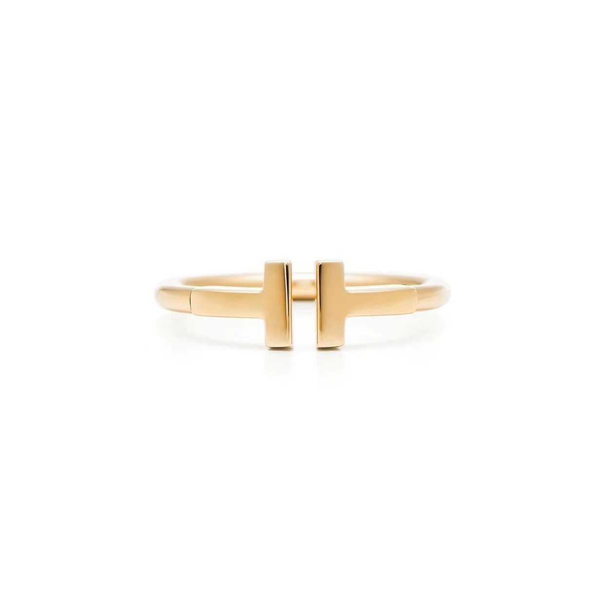 Tiffanyjewelry Halo -ontwerper Ring Crystal Diamonds Love Ring Engagement Women Men Men Double T Brand Wedding Ringen voor koppels Valentijnsdag Gift 555