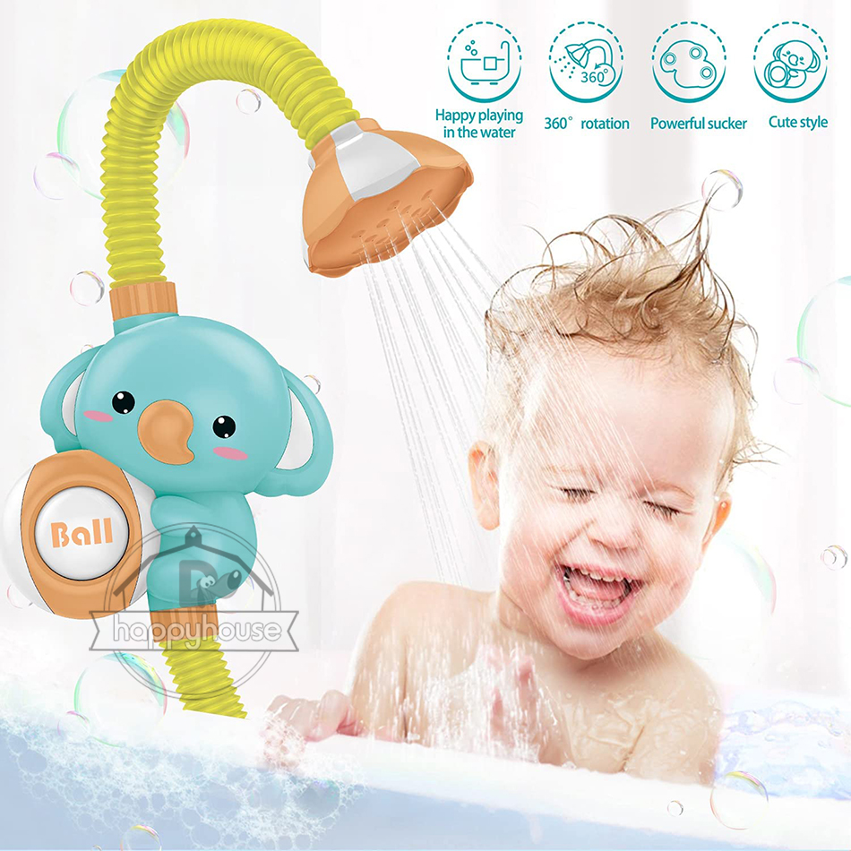 Brinquedos de banho de bebê para crianças elefante elétrico otário de chá de bebê spray água piscina de brinquedos de brinquedos de banho brinquedos de bebê brinquedos