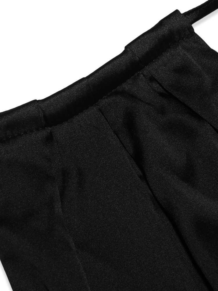 Ny rygglös satin maxi klänning för kvinnor sommarstrandsemester kläder klänning elegant svart kvällsfest prom klänning