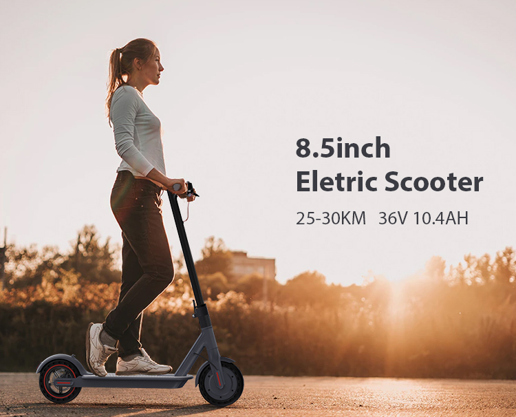 Scooter électrique pliable pour adultes APP Smart Portable 36v350W 45KM Range 20 Mph Max Speed