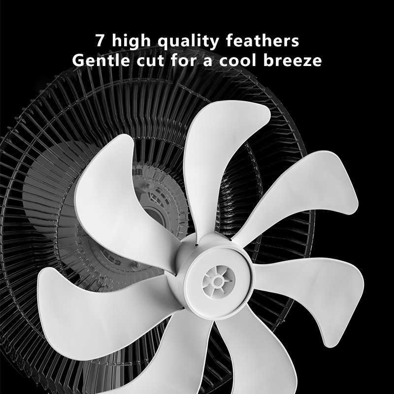 Nuovo ventilatore da pavimento verticale da tavolo uso domestico Super Strong Wind 90 Ventilatore di circolazione dell'aria con testa oscillante con telecomando