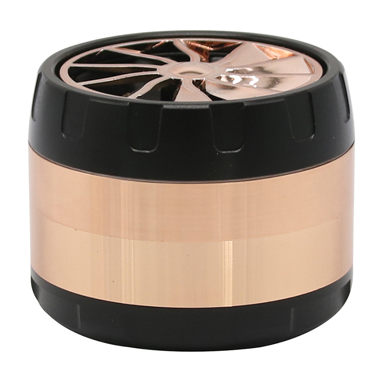 Pipe à fumer New Style Blade Cover Color Matching Metal Smoke Grinder