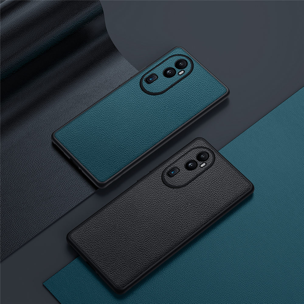 Custodia in vera pelle OPPO Reno 10 Pro+/10 Pro/10 Retro Business Armor Back Cover