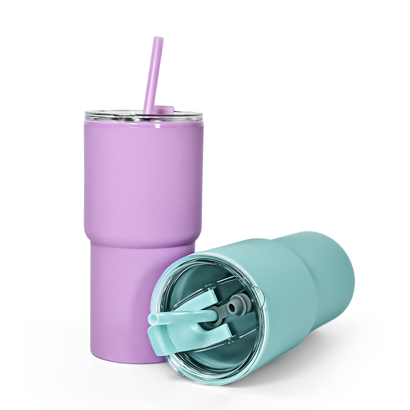 17 oz double tasse de voiture en plastique bouilloire de sport en plein air portable tasse à boire grande capacité tasse à café avec couvercle L01