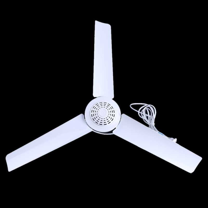 New AC 220V 15.7 to 41 inch Silent Ceiling Fan Mute Electric Hanging Fan with Switch for Dining Living Room Home Bed Dormitory