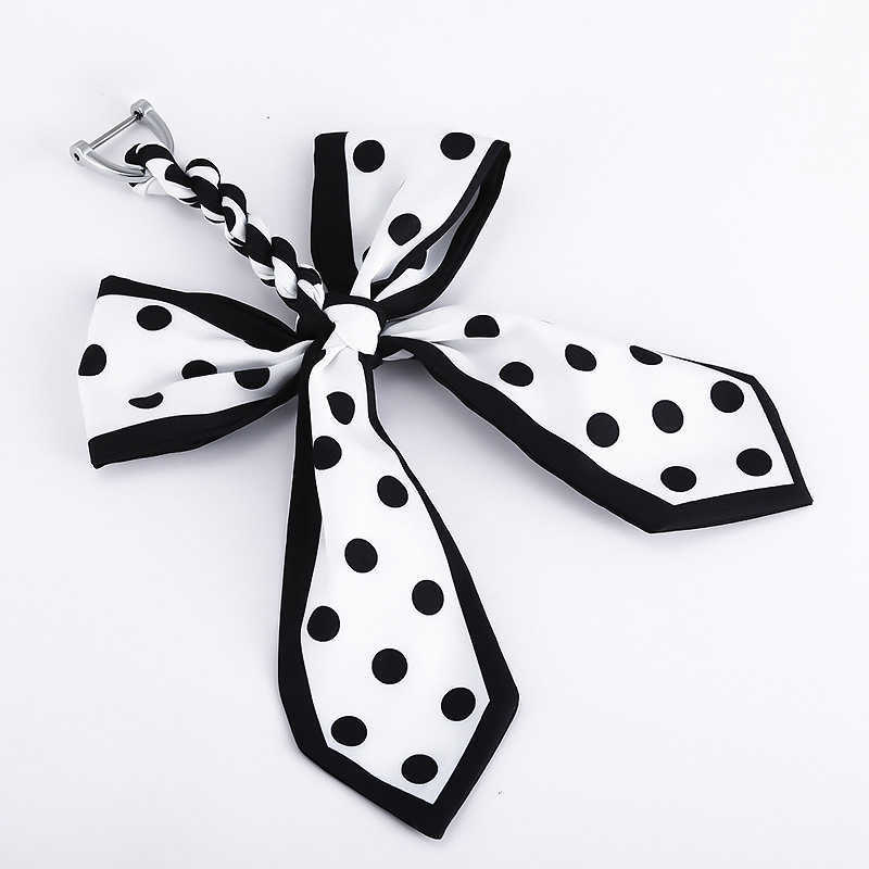 Keychains Cute Woven Soft Silk Scarf Bowknot Pendant Bag Charm Accessories Keychain Fashion Car Keyholder Creative Gift G230526