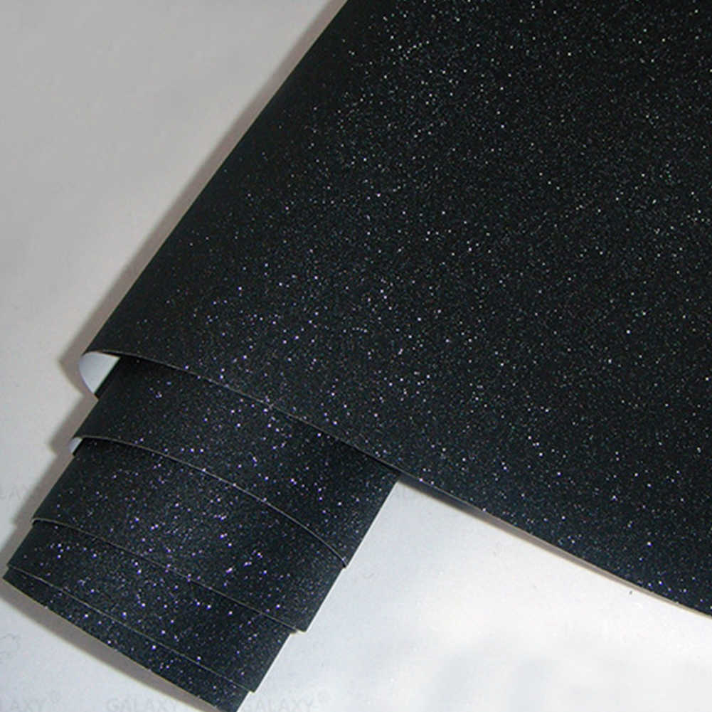 Ny bilstyling svart glitter diamant glänsande vinylfilmer Wrap för bilkaross Bildekal Autodekoration Motorcykeldekal Bildekor