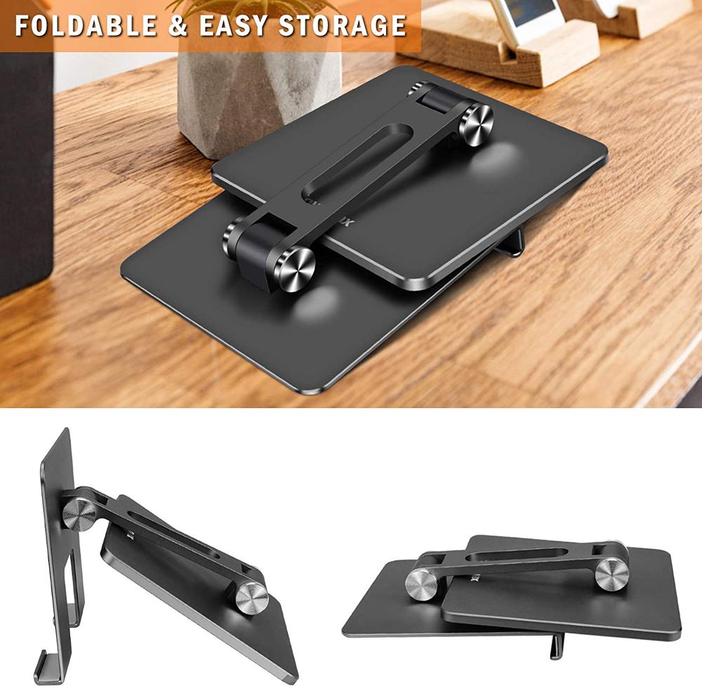 Stands Desk Phone Phone Pieno iPhone iPad Xiaomi Metal Desktop Tablet Tablet Holder Universal Table Celfone