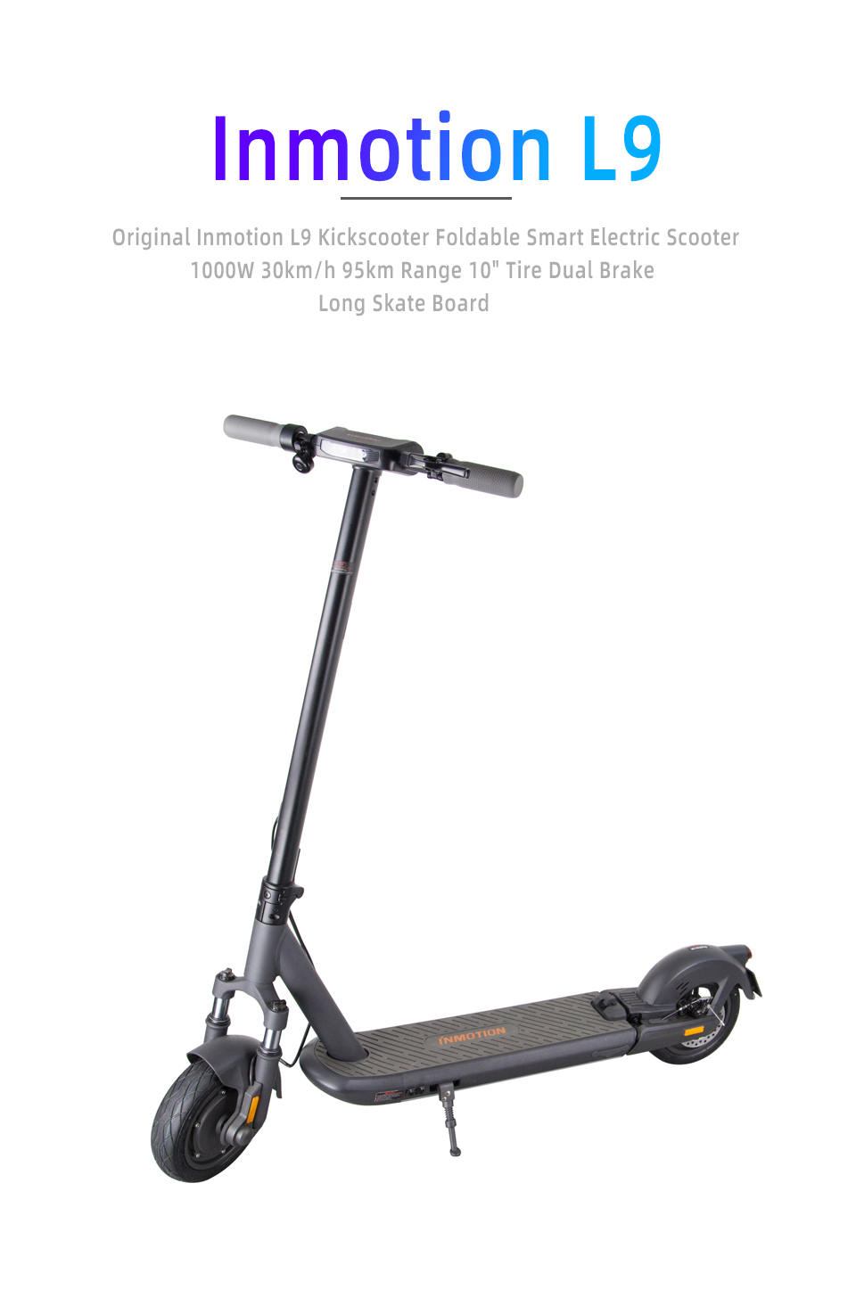 InMotion L9 Electric Scooter 1000W 95 km Range 10 