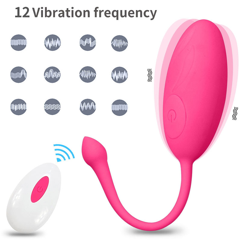 Wireless Dildo Vibrator Egg Sex Toys for Women 12 Vibration Frequency Remote Control Wearable Vibrating Egg Panties Toy