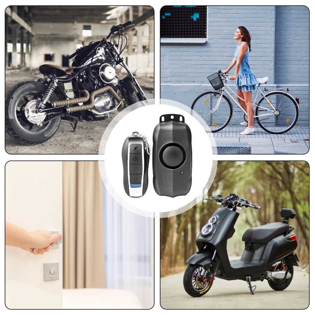 Yeni USB Şarj Bisiklet Alarm Güvenliği Ev Sistemi Scooter Alarmı Motosiklet Büyük Hırsızlık Anti Bisiklet Alarm Kablosuz Motosiklet