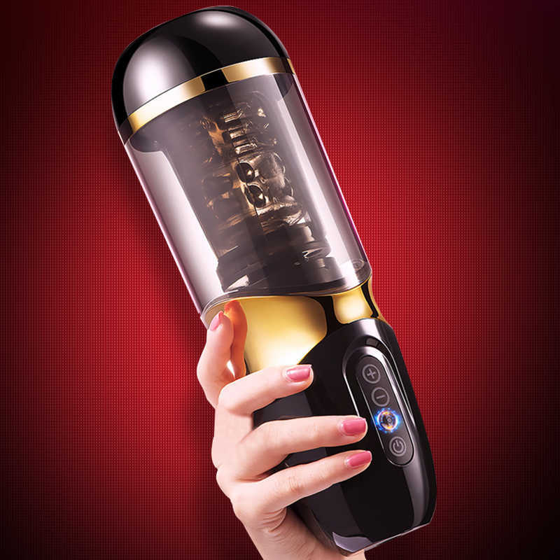 Masturbator Automatic Sucking Male Masturbation Cup Voice Charging Vibrator Artistic Penis Delay Trainer provides sex toys for men 80% Online Store