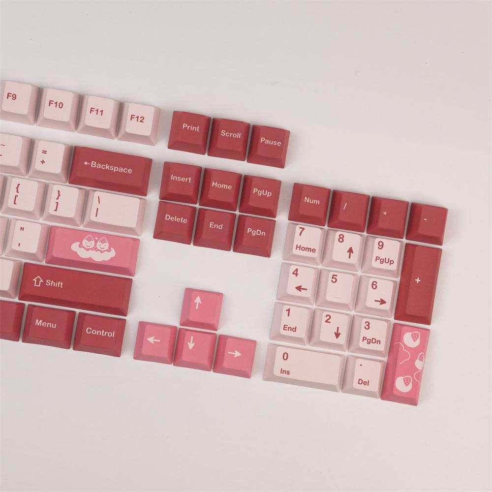 Combos Gmk KeyCap Daifuku PBT 135 Ключи Ключи вишневой вишневой профиль Dyesublimation Наборы клавиш для механической клавиатуры