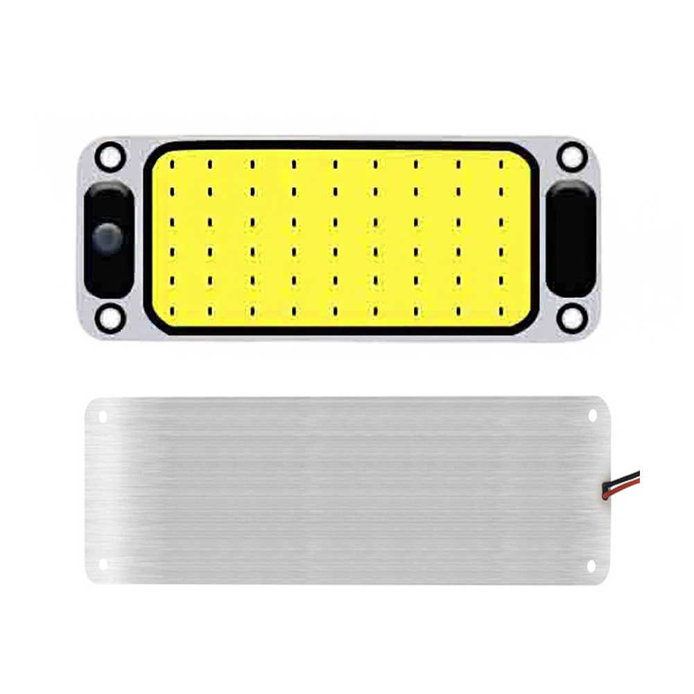 Nouveau 54LED 12-24V voiture lecture LED nuit bande lumière intérieur plafonnier avec interrupteur marche/arrêt pour Van camion camion camping-car bateau