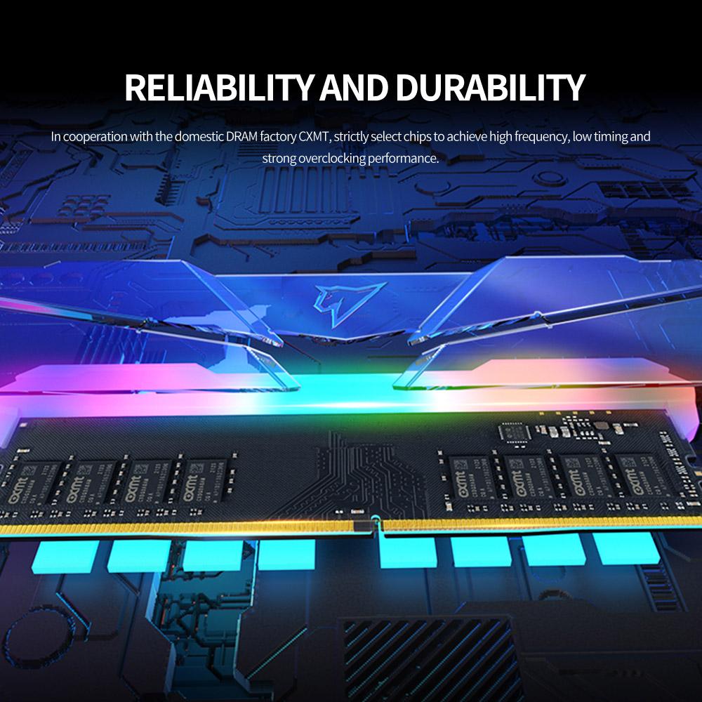 RAMS NETAC RGB DDR4 8GB 16GB DDR4 3200MHz 3600MHz CL14 RAM MEMORY DDR4 DESKTOP XMP SPESSFIRD Dual Channel