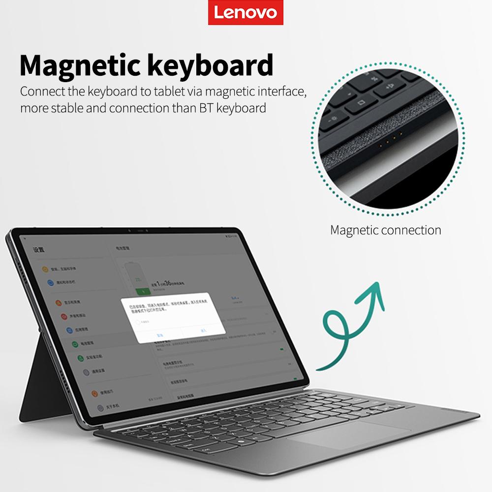 Keyboards Original Lenovo Tab P11 / P11 Pro Keyboard 2in1 Tablet Holder Stand Magnetic Keyboard US Keyboard