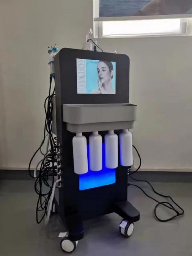 15-in-1-Hydro-Mikrodermabrasion, Sauerstoffstrahl, Tiefenreinigung, Akne-Entfernung, Aqua-Gesichtsbehandlungen, Hautpflege, Reinigung, Hydra-Dermabrasion, Diamant-Peeling-Maschine