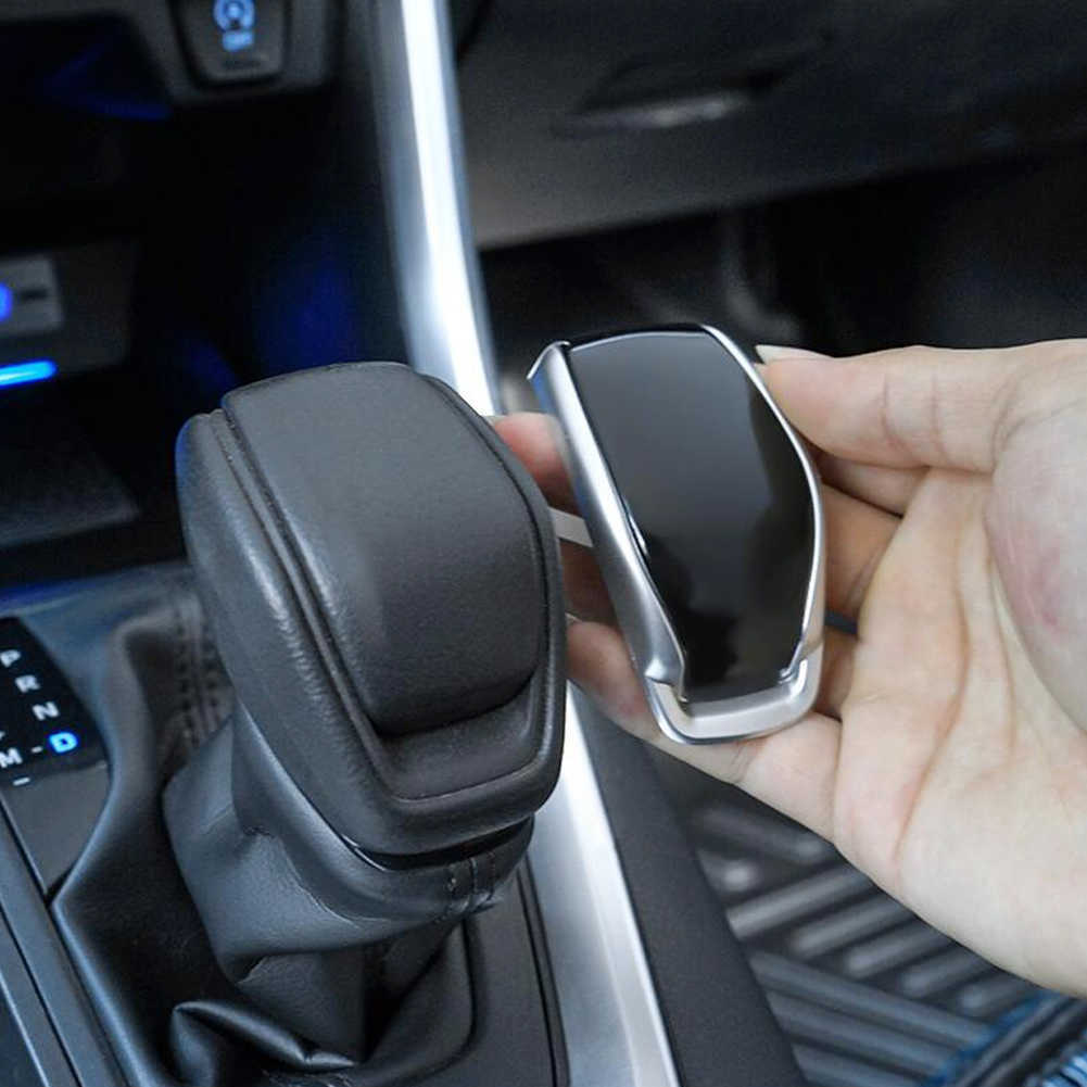 Nouveau pour Toyota RAV4 XA50 2019 2020 ABS voiture intérieur tête de changement de vitesse couverture décorative garniture en Fiber de carbone voiture style voiture accessoires