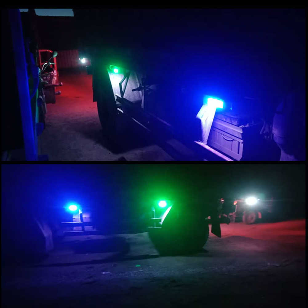 NIEUWE 24 LED TRUCK ZIJ MARKER Lichten WAARSCHUWING TAIL LICHT AUTO Auto Trailer Lampen Amber DC24V voor vrachtwagendecoratie vrachtwagensignaallampje