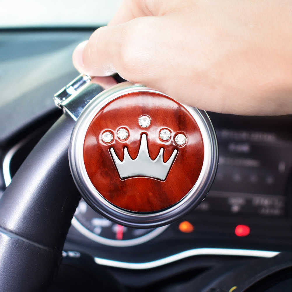 New Car Steering Wheel Auto Truck Power Spinner Booster Aid Knob Ball Handle Clamp Car Accessories Professional Supplies Universal