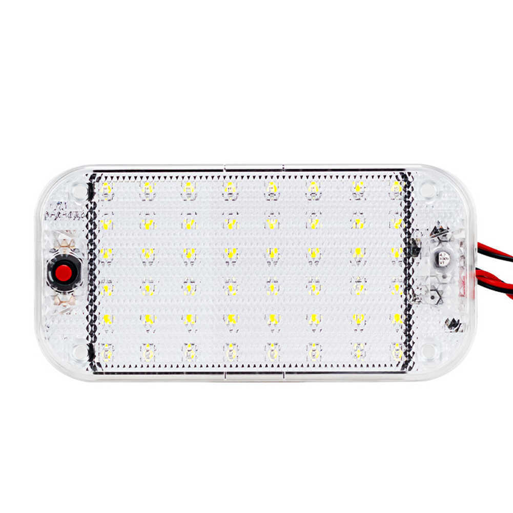 Nuovo 12V 24V 48LED Truck Car interior COB Light LED Lampada Super Bright Cold White Boat Light Reading Dome Light Vehicles 12-85V