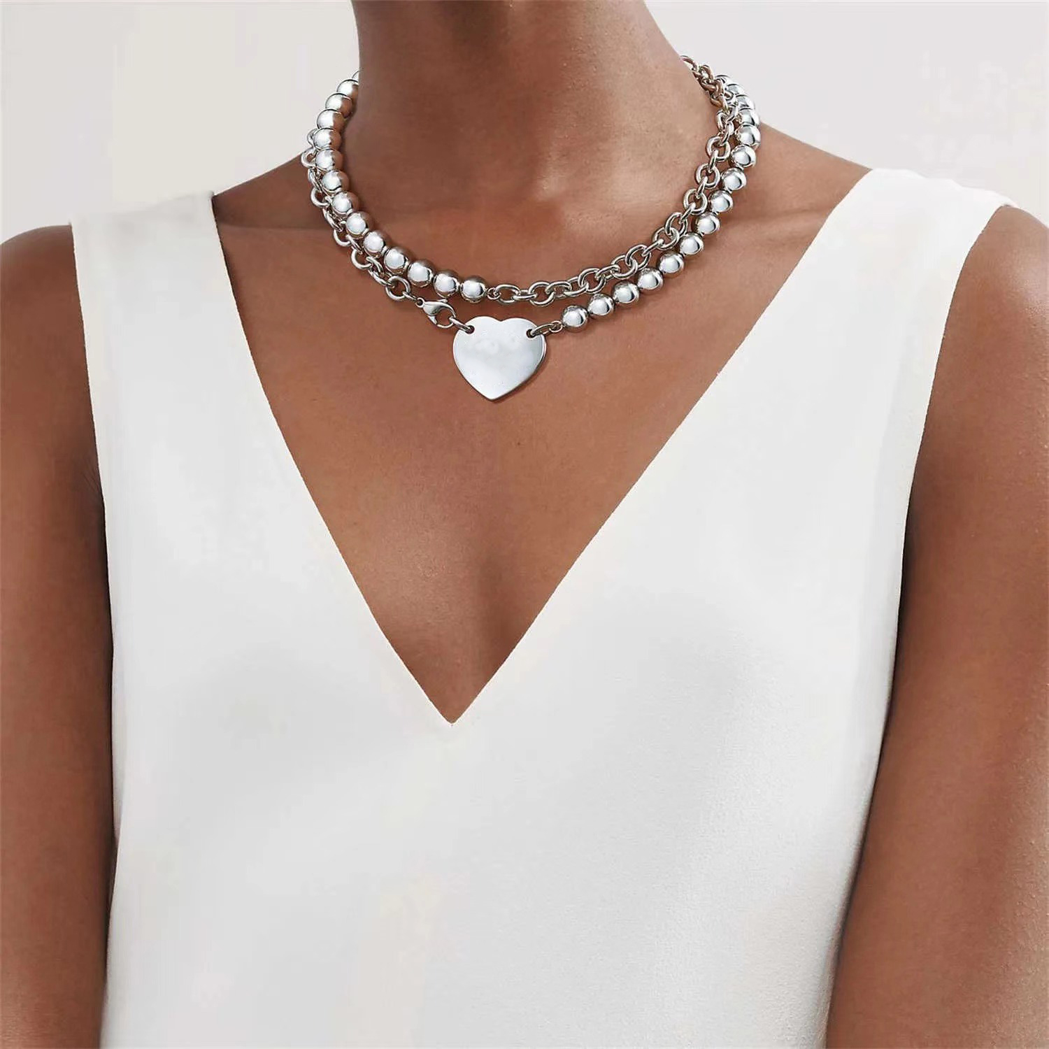 Colares pendentes designer de marca nova qualidade 925 Jóias de colar de prata esterlina