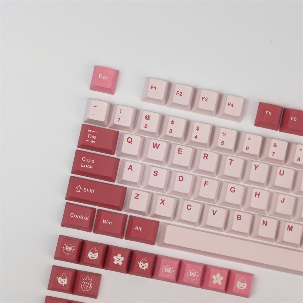 Combos Gmk KeyCap Daifuku PBT 135 Ключи Ключи вишневой вишневой профиль Dyesublimation Наборы клавиш для механической клавиатуры