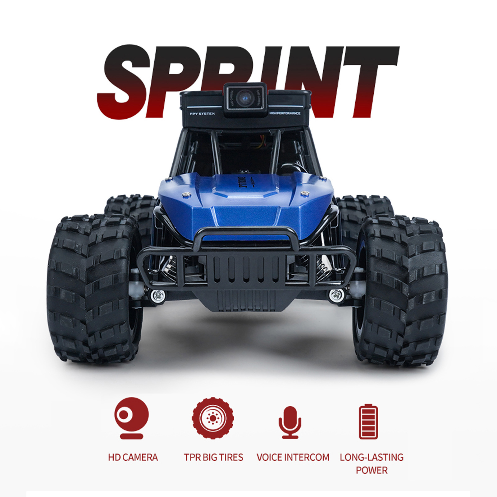 2.4G High Speed RC Car WIFI FPV 1080P HD Camera APP Remote Control Drift Climbing Car Video Off-road Trucks Toys for Kids