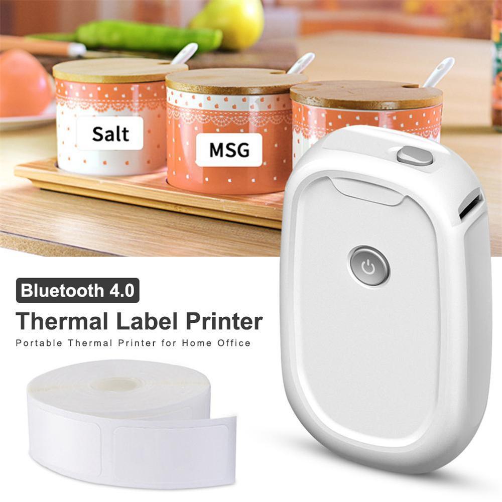 Printers L11 Portable Wireless Label Printer Mini Label Printer Bluetooth Thermal Label Printer for Home Office Printer APP Printing