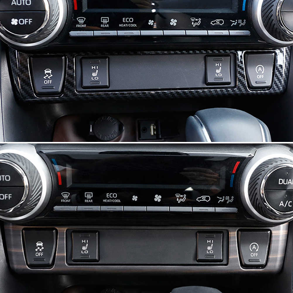 Toyota için Yeni RAV4 XA50 2019 2020 2021 2022 RAV 4 XA 50 Araba Merkezi Kontrol Paneli Kapak Koltuk Isı Düğmesi Çerçevesi Aksesuarları