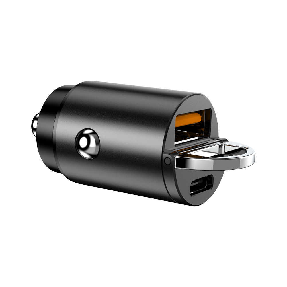 Nouveau chargeur de voiture 30W USB chargeur rapide QC 3.0 Charge rapide Type C PD adaptateur de charge prise allume-cigare chargeur de téléphone portable