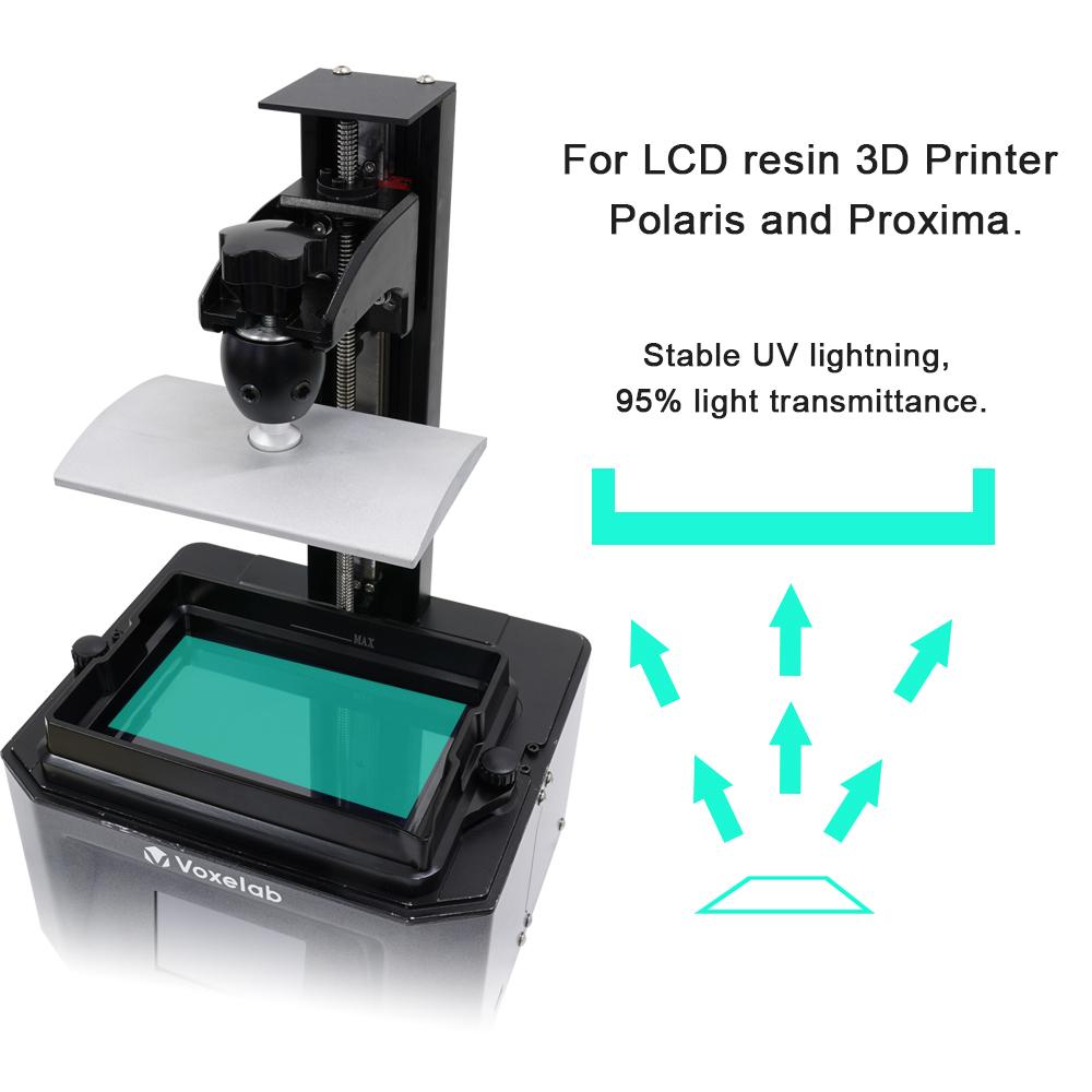 Scannen von Voxelab FEP Filmblatt Größe 0,15 mm für Proxima 6.0 und Polaris LCD -Harz UV Light 3D -Druckerteilezubehör