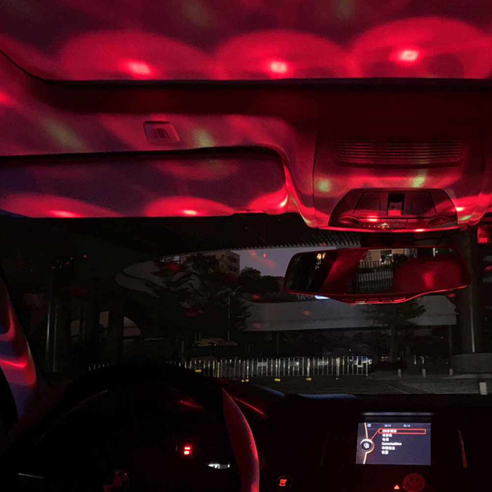 新しいLED雰囲気の車両音声コントロール雰囲気ライトUSBカーライト車の装飾雰囲気の雰囲気