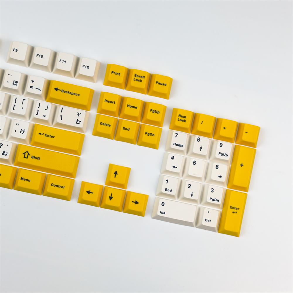 Combos GMK Serika Keycaps PBT PBRY Profil Dyesublimation Key Cap avec 1,75U 2U Shift 7U Space Bar pour MX Switch Mechanical Clavier