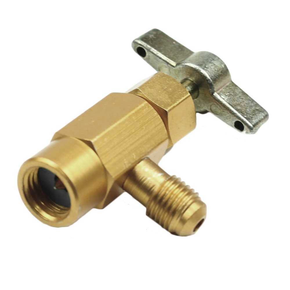 NIEUW R134A Koelmiddel Brass Tap kan de opener van de klep fles afgeven 1/2 