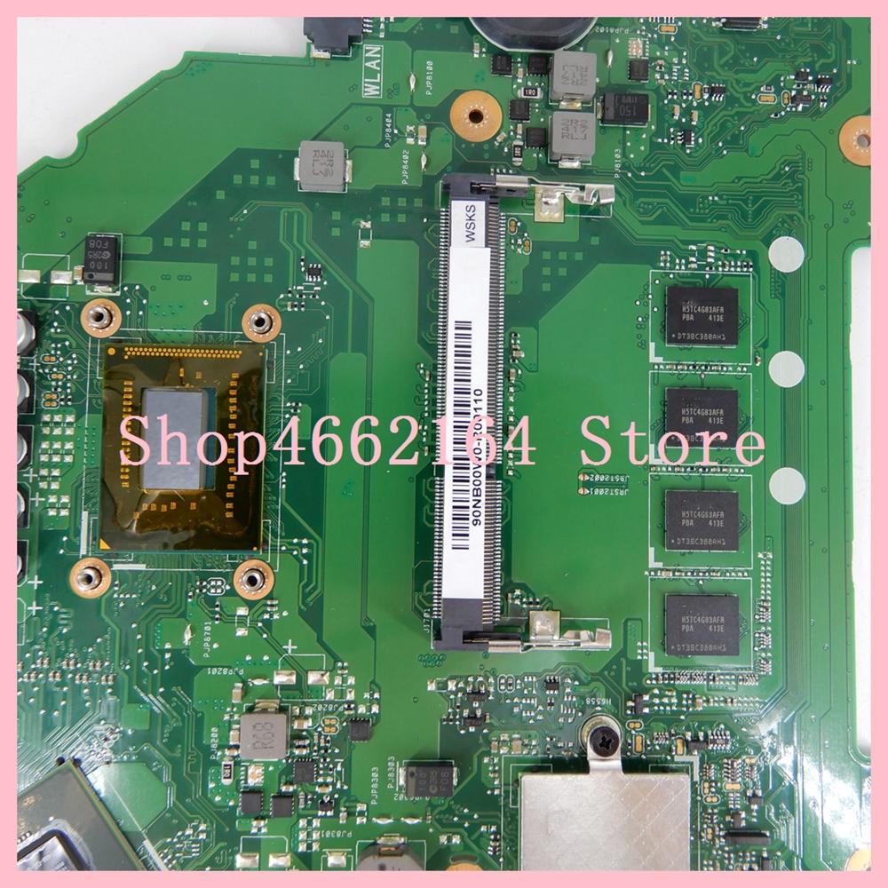 Carte mère x550cc 1007 / i3 / i5 / i7 CPU 2G / 4G RAM GT720M2G GPU ordinateur portable pour ordinateur portable pour ASUS Y581C X550C X552C R510CC
