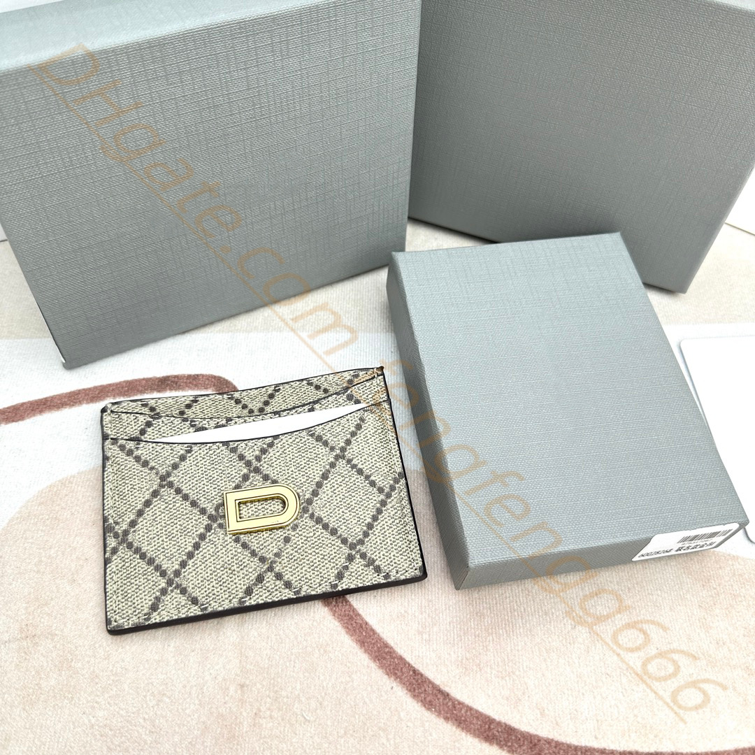 Designer Kvinnor Väskor Trend Letter Coin Purses Fashion Style Clutch Bags äkta läderkorthållare Toppkvalitet Nyckel Plånböcker Originallåda