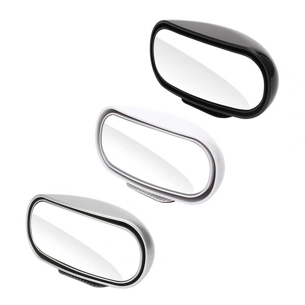 New Universal Car Mirror 360 Adjustable Wide Angle Side Rear Mirrors blind spot Snap way for Parking Auxiliary Rear View Mirror