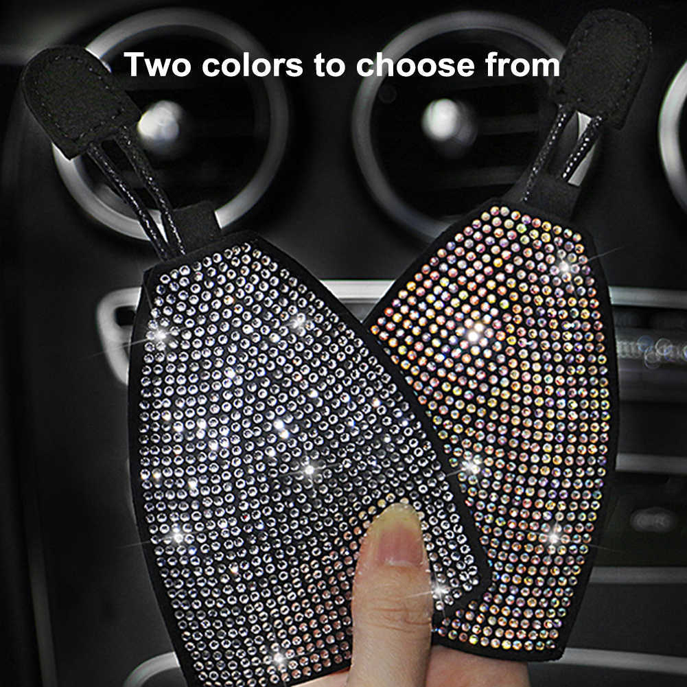 Nouveau strass porte-clés pour femmes Bling voiture accessoires filles diamant Keychian Fob porte-couvercle porte-clés pour Mini VW Bmw Benz Etc.