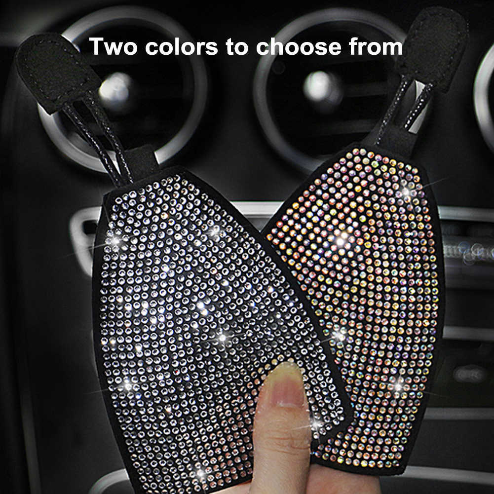 NIEUWE STRICESTONE Key Case for Women Bling Car Accessoires Girls Diamond Keychian FOB Cover Holder Keyring voor Mini VW BMW Benz enz