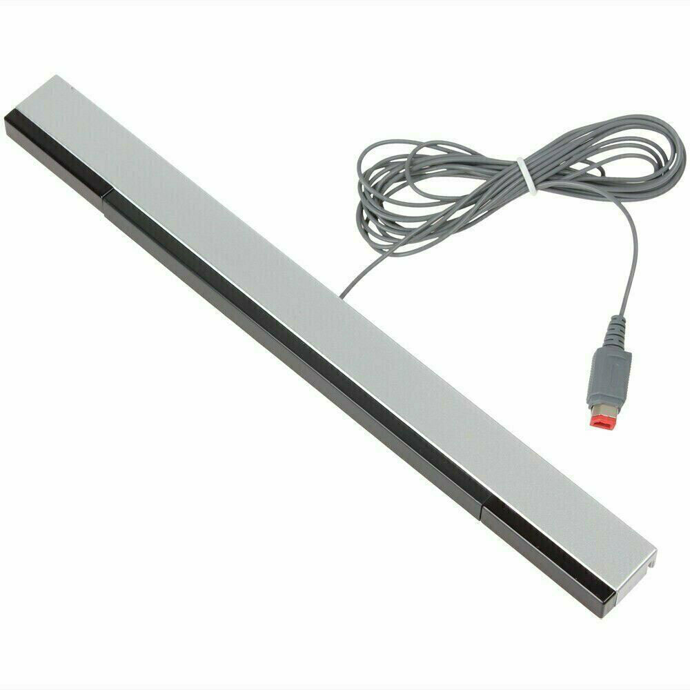 Replacement Wired Remote Motion Sensor Bar Infrared Ray Inductor Receiver Stands For Wii U Console Retail Package Box