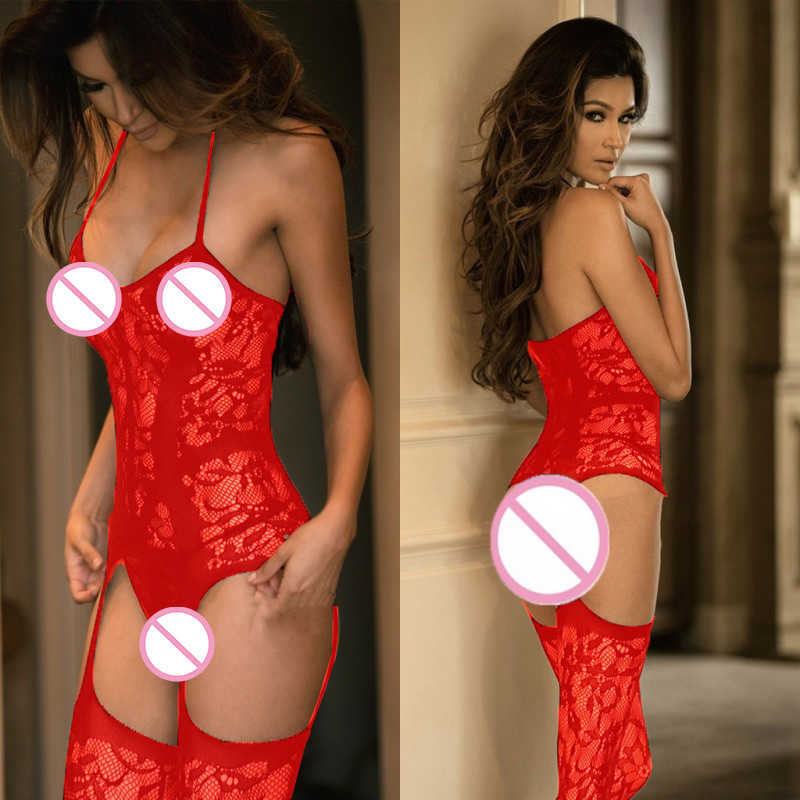 28% korting op de lintfabriek Store Sexy Internet Gymnastics Open sexy lingerie body borstpak idool