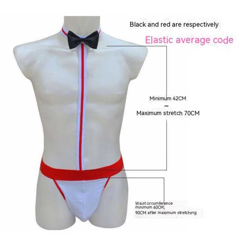 50% de réduction Ribbon Factory Store Sous-vêtement sexy homosexuel pour accouchement d'une seule pièce pour hommes sexy