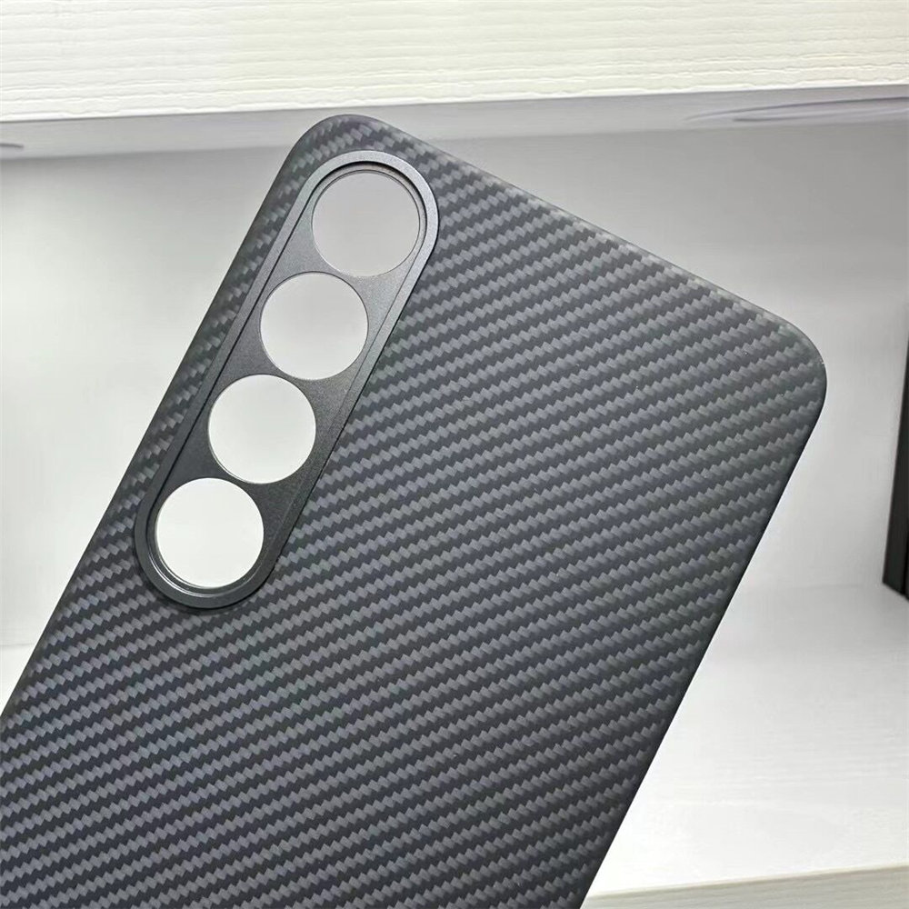 Custodia sottile magnetica in aramide in vera fibra di carbonio Meizu 20 Pro Cover ad anello in metallo