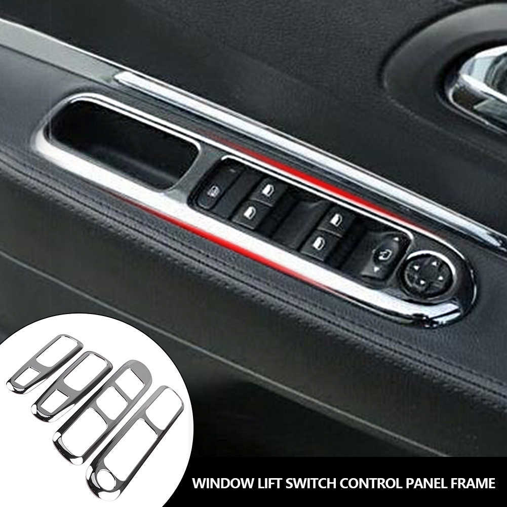 NOVO Silver Car Door braço Painel Painel Handled Handled fundo de elevador Tampa de botão Tampa para Peugeot 3008 2009 - 2013 2014 2015