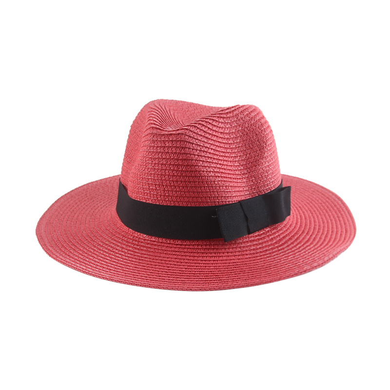 Chapeau de plage chapeaux pour femmes chapeau seau été chapeau de paille chapeaux de soleil Panama ceinture extérieur soleil Potection casquette pour hommes