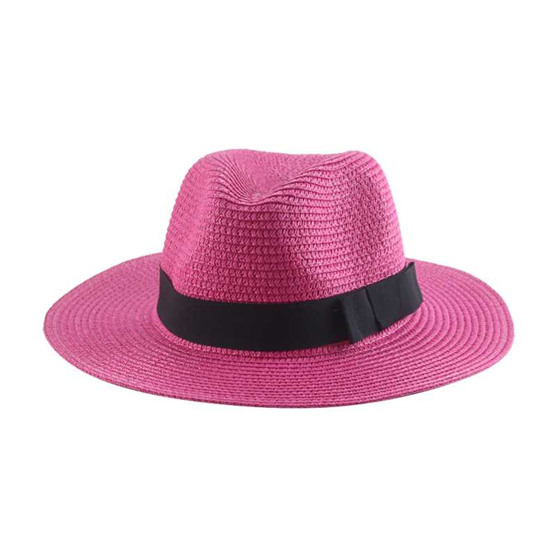 Chapeau de plage chapeaux pour femmes chapeau seau été chapeau de paille chapeaux de soleil Panama ceinture extérieur soleil Potection casquette pour hommes