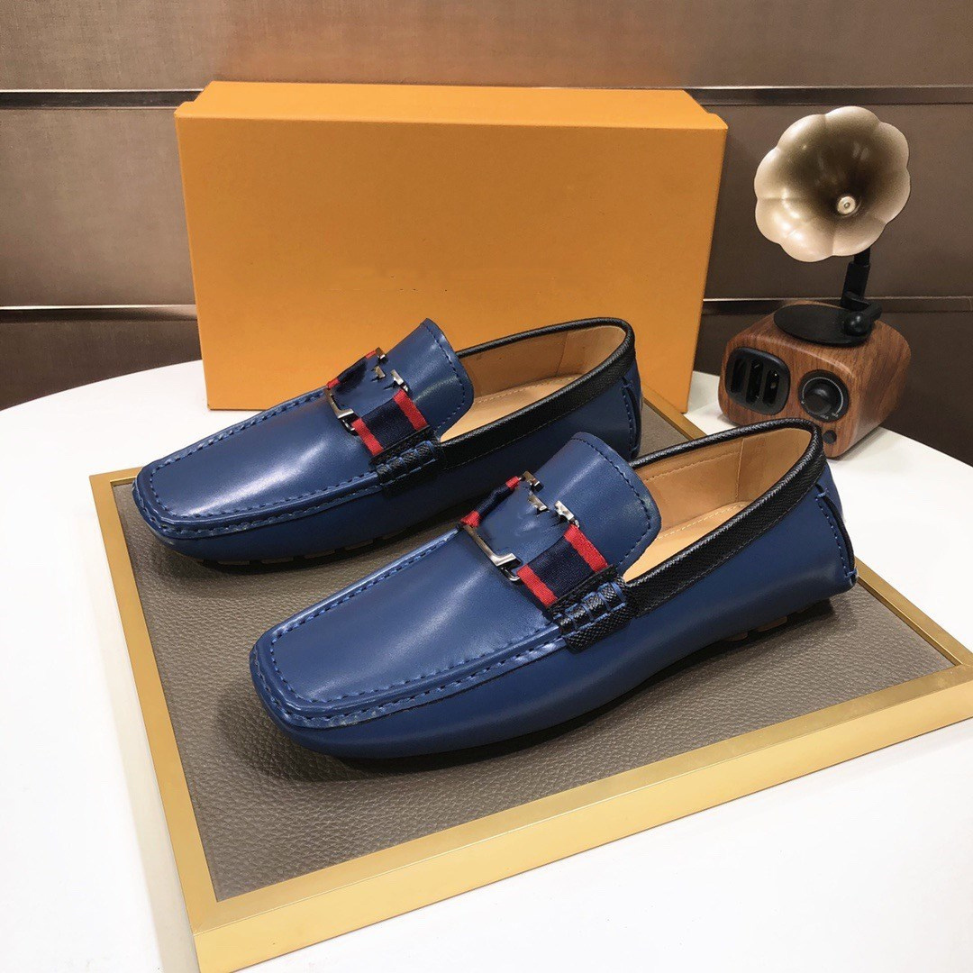 10modell äkta läder män designer loafers skor lyxiga ko läder casual skor för män mjuka vårmockasiner plus storlek 38-46 tenis masculinos